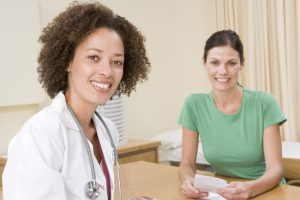 Doctor and female patient