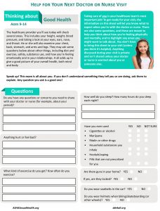 Patient self assessment tool