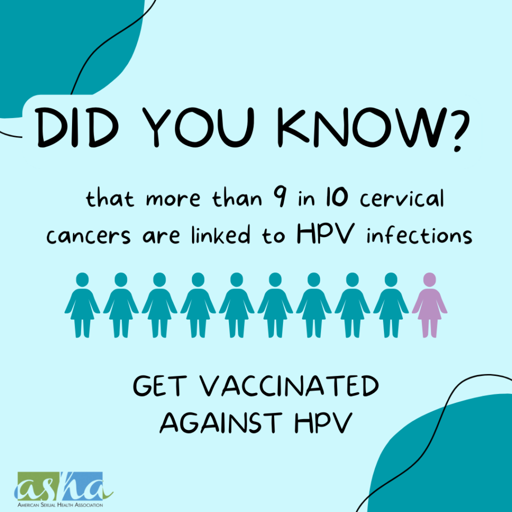 Get vaccinated against HPV