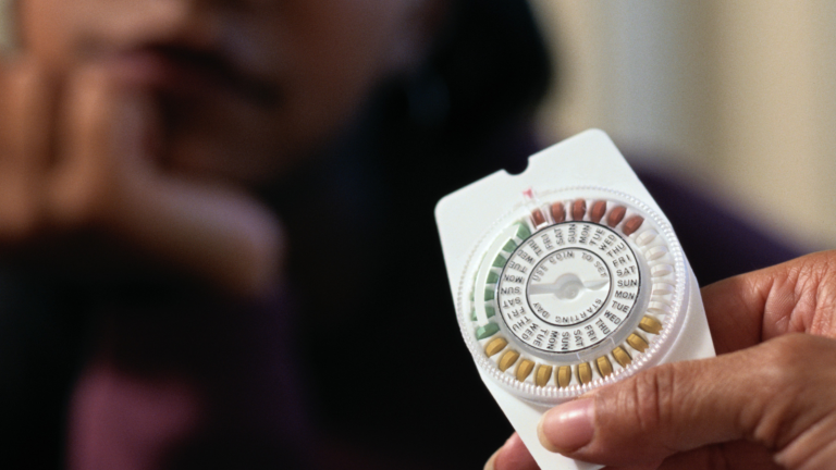A pack of birth control pills