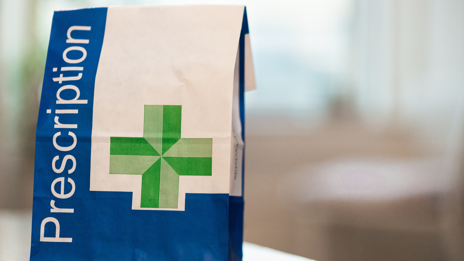 A prescription bag