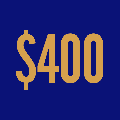 $400