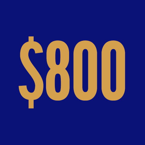 $800